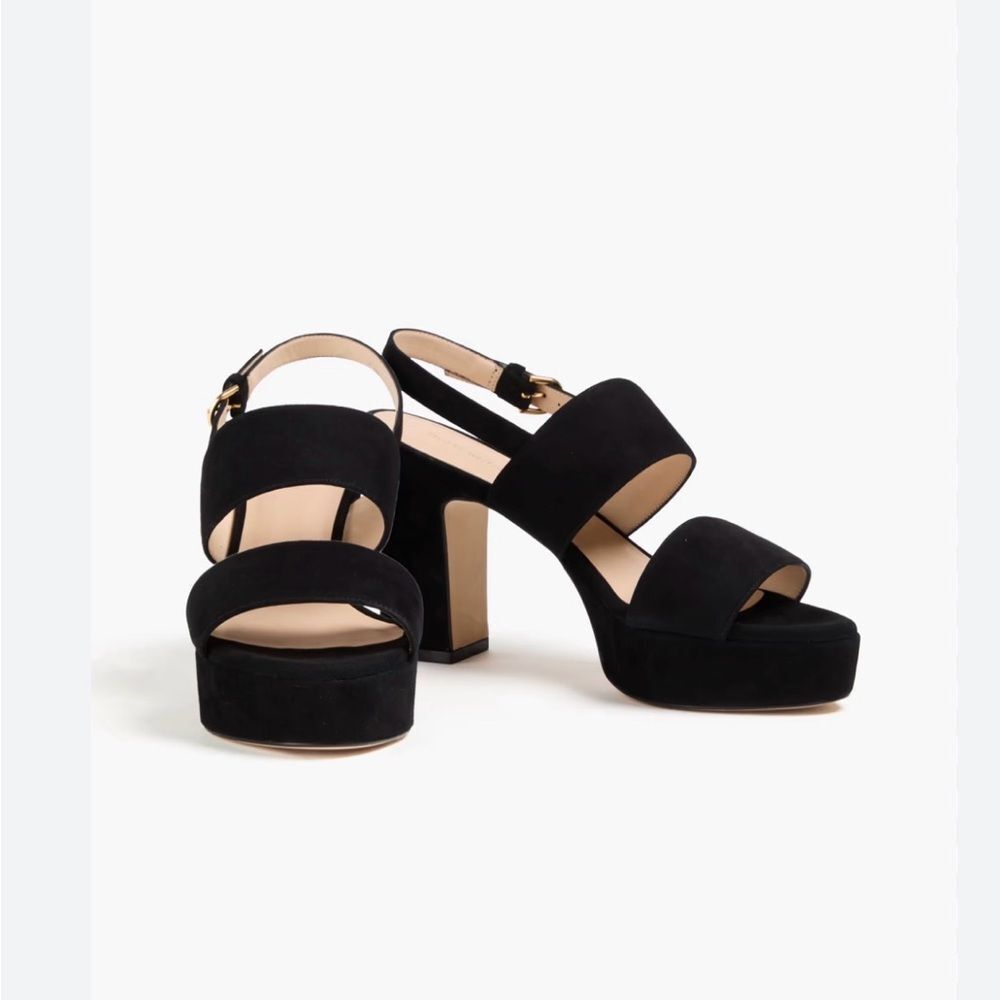 Stuart Weitzman Black Platform Heels